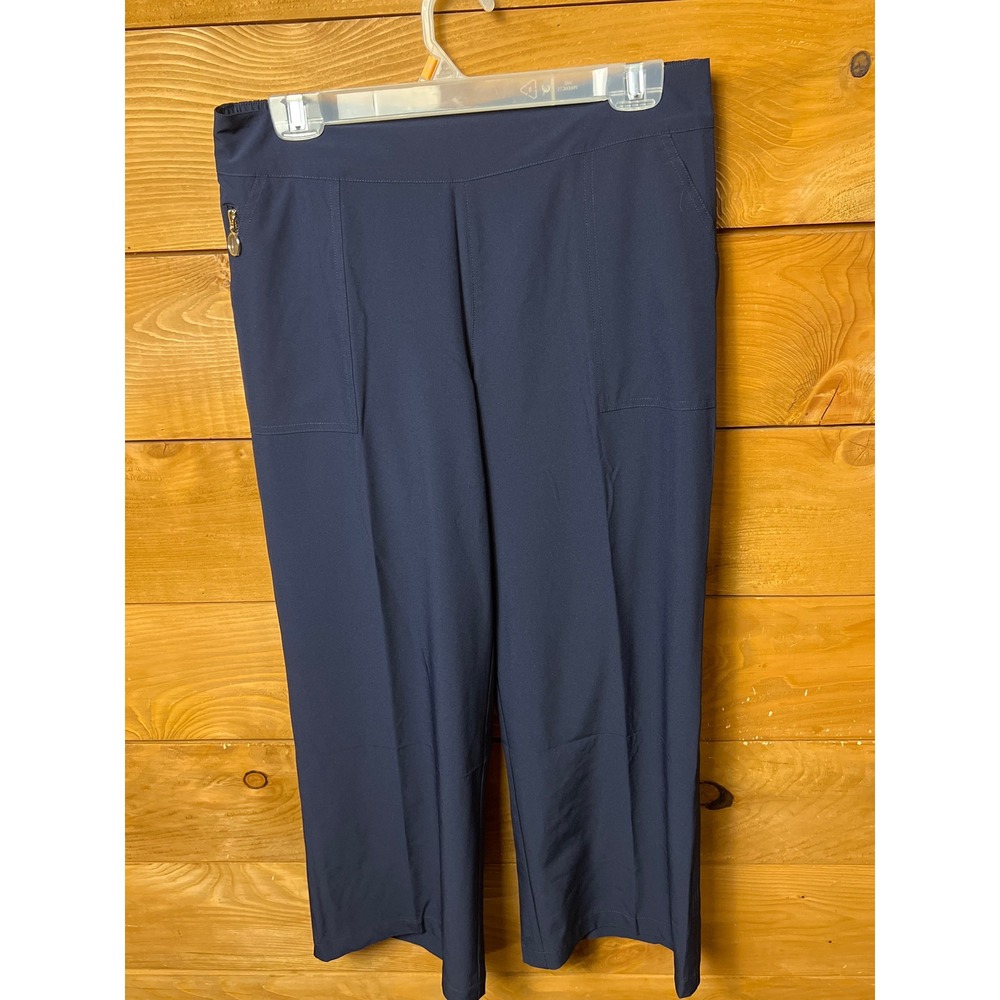 RAFAELLA Sportswear Navy Blue Capri Pants Trousers Women's Tennis Small NEW‎